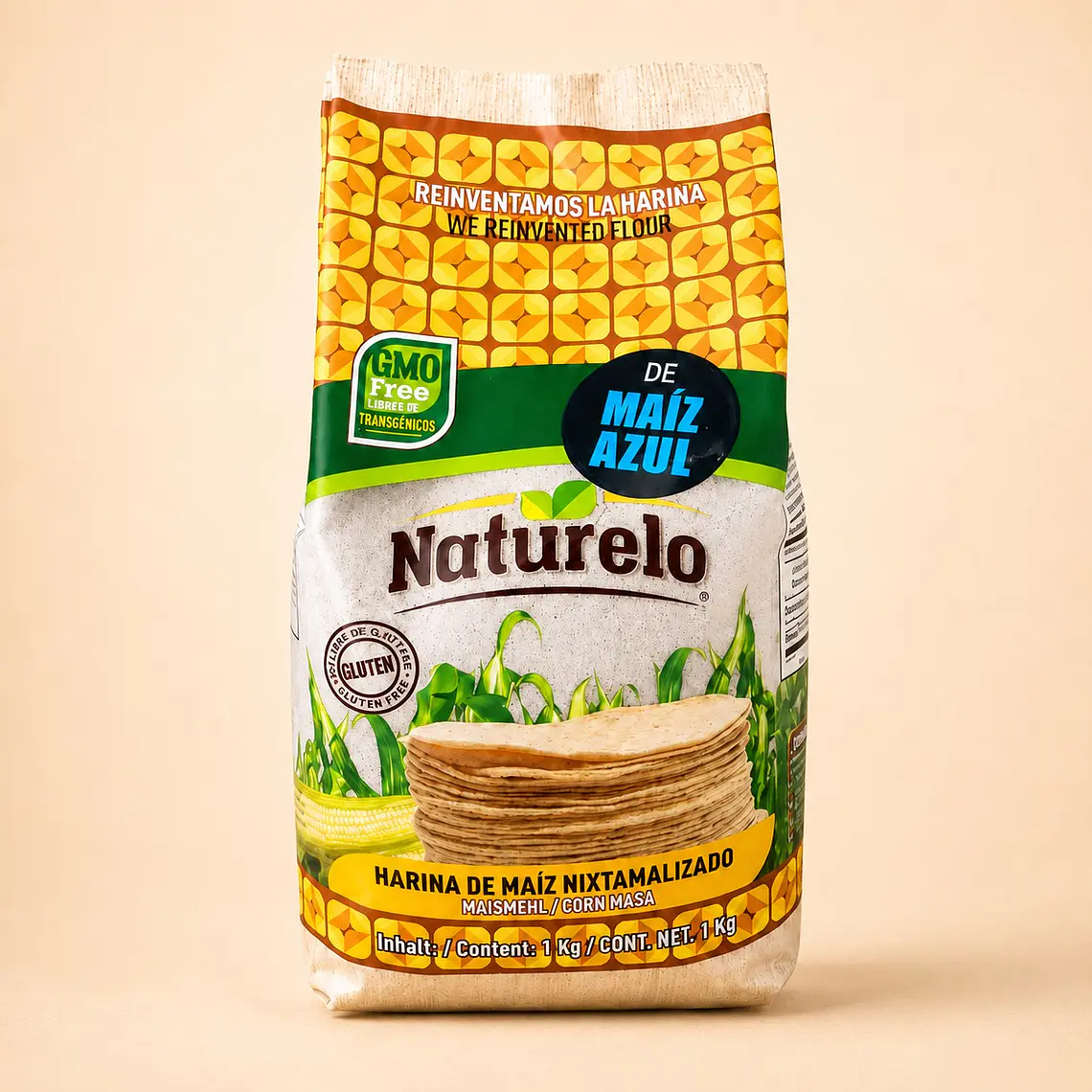 Harina de Maíz Azul 1Kg | Naturelo 1
