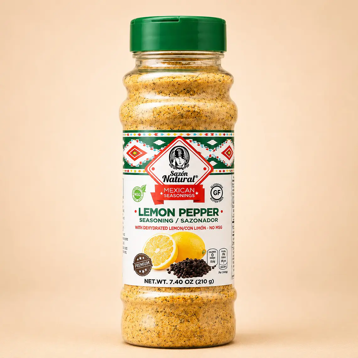 Condimento Pimienta-Limón 190g | Sazón Natural 1