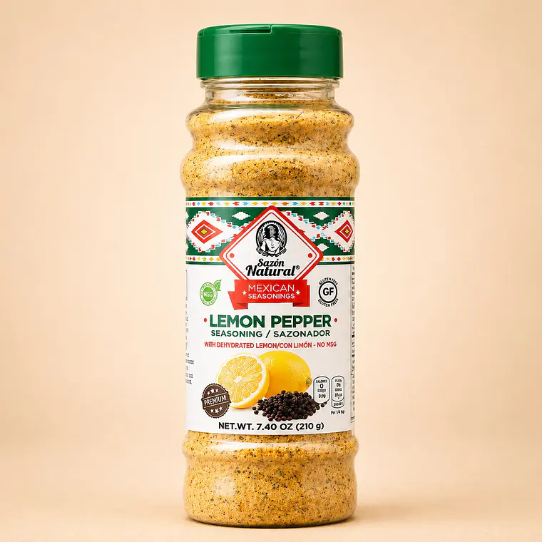 Condimento Pimienta-Limón 190g | Sazón Natural 1