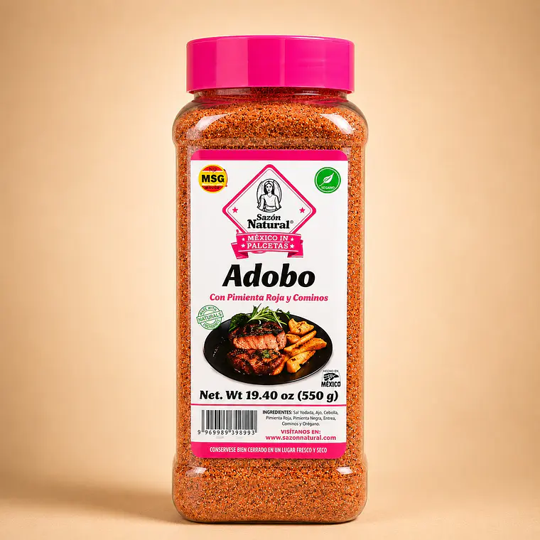 Tempero Adobo Mexicano 550g | Sazón Natural 1