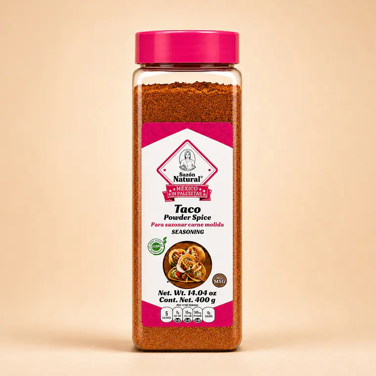 Condimento para Tacos al Pastor 550g | Sazón Natural 1