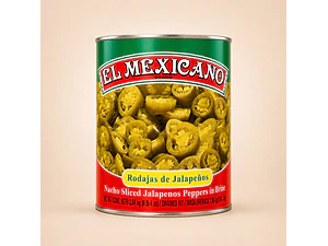 Chiles Jalapeños para Nachos 2.8Kg | El Mexicano