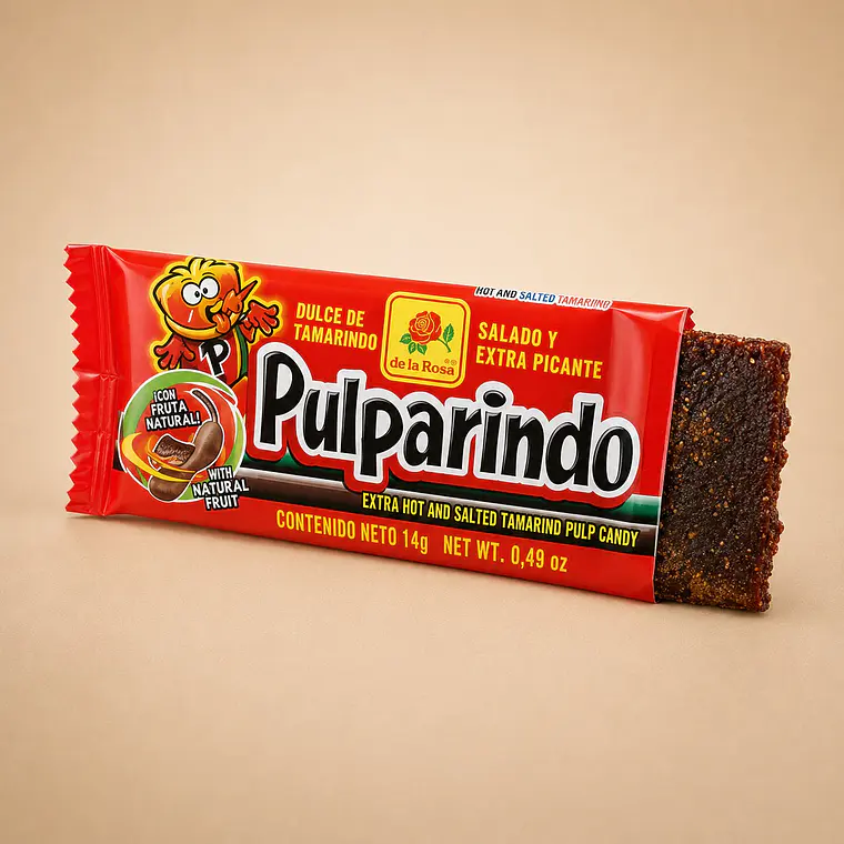 Pulparindo Extra Picante 14g | De La Rosa 1