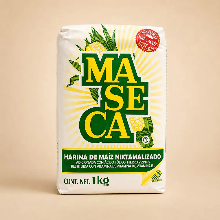 Harina de Maíz para Tortillas 1Kg | Maseca 1