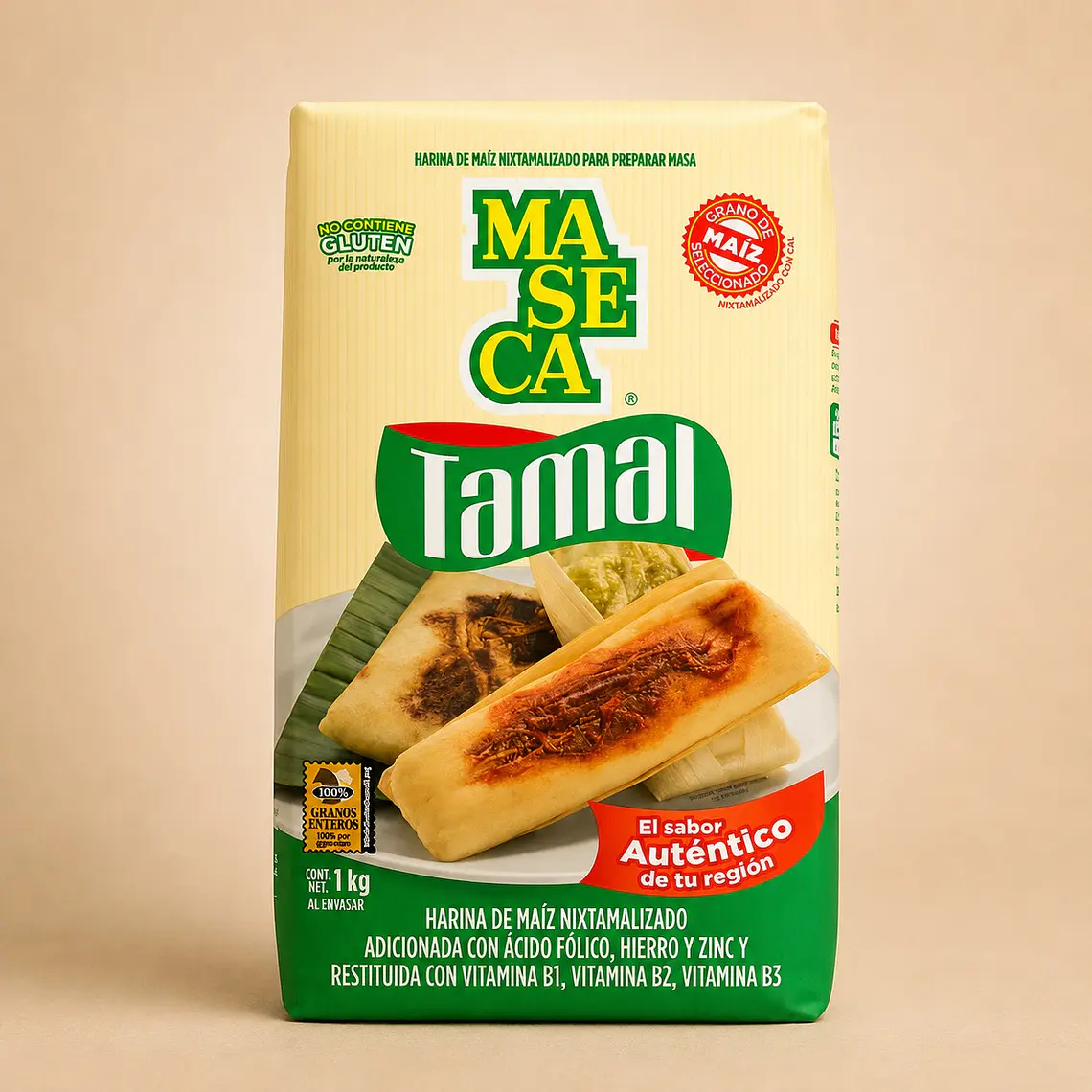 Harina de Maíz para Tamales 1Kg | Maseca 1