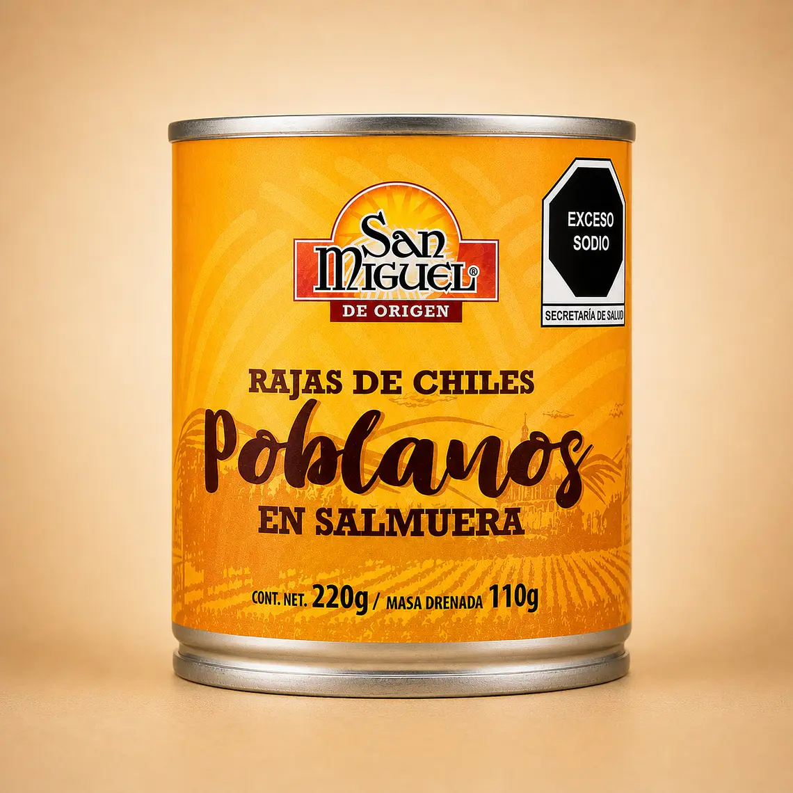 Slices Poblano Peppers 220g | San Miguel 1