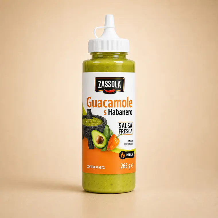 Molho Cremoso Guacamole e Habanero 265g | Zaachila 1