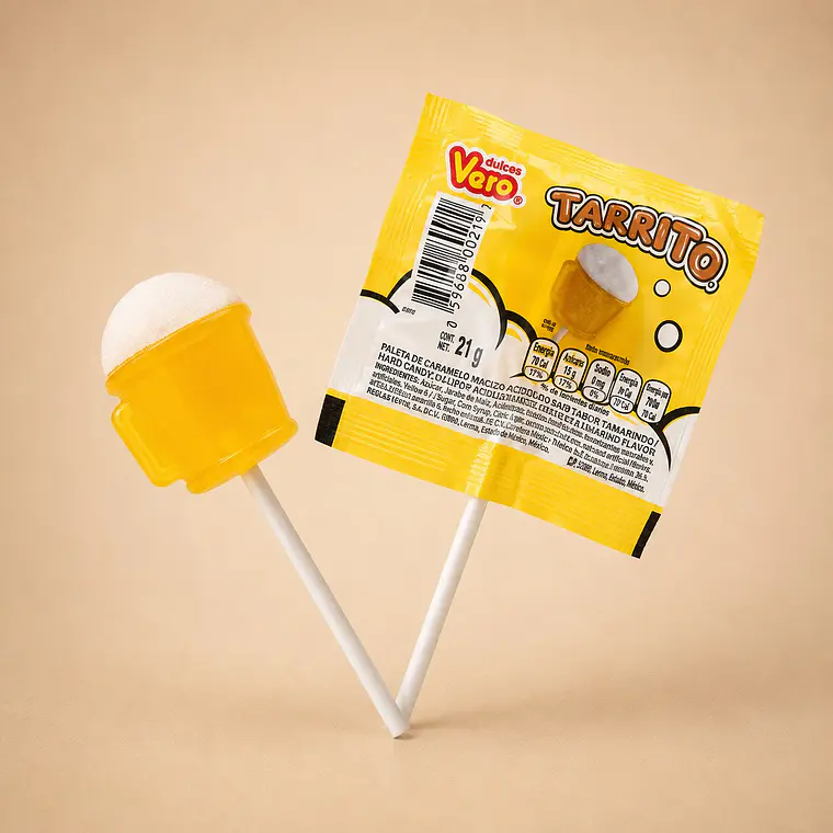 Paleta Tarrito Beer 25g | Dulces Vero 1
