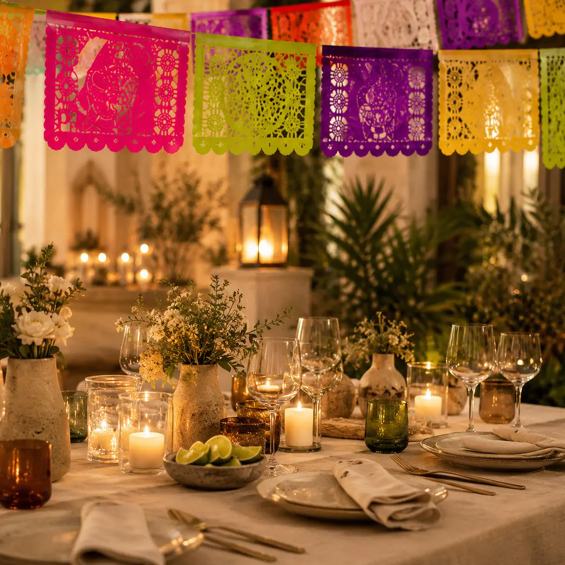 Mexican Papel Picado – Colorful Handcrafted Decorations 2