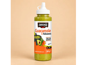 Salsa Cremosa de Guacamole y Habanero Zaaschila, 265g