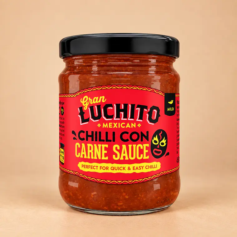 Gran Luchito Chilli Con Carne Sauce, 450g 1