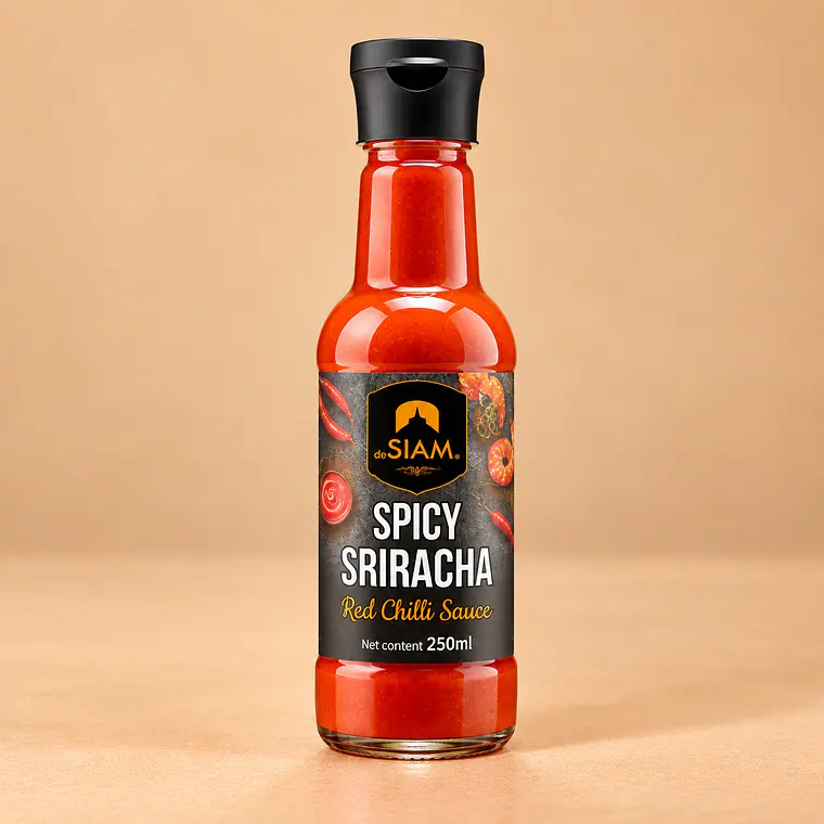 deSIAM Spicy Sriracha Red Chilli Sauce 250ml 1