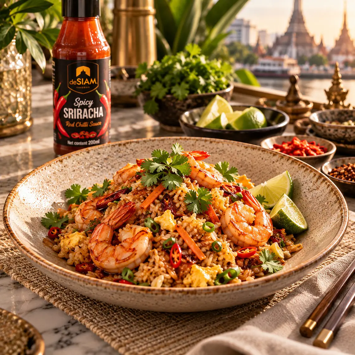 deSIAM Spicy Sriracha Red Chilli Sauce 250ml 2