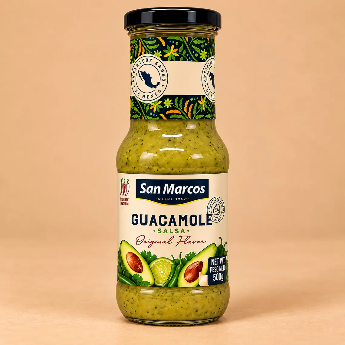 San Marcos Guacamole Sauce, 500 g 1