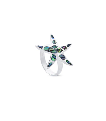 Anillo Estrella de Mar Abalone