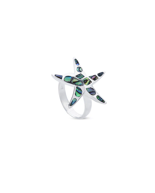 Anillo Estrella de Mar Abalone