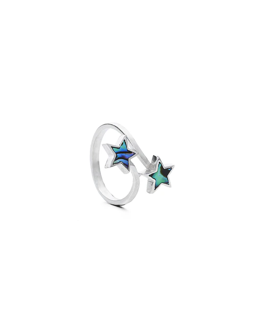 Anillo Estrellas Abalone