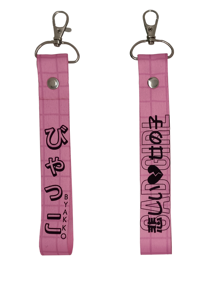 LLAVERO SAD GIRL ROSA 1