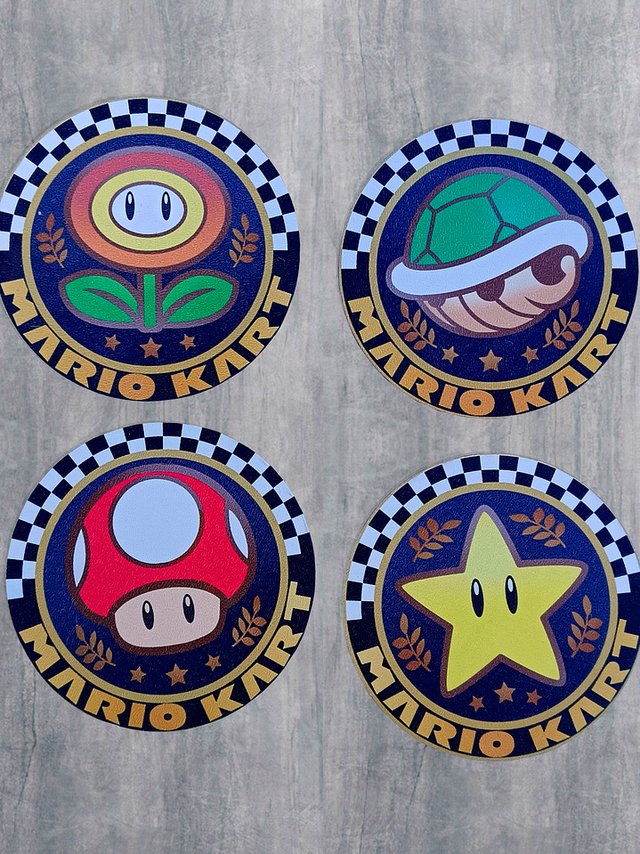 SET POSAVASOS COPAS MK 1