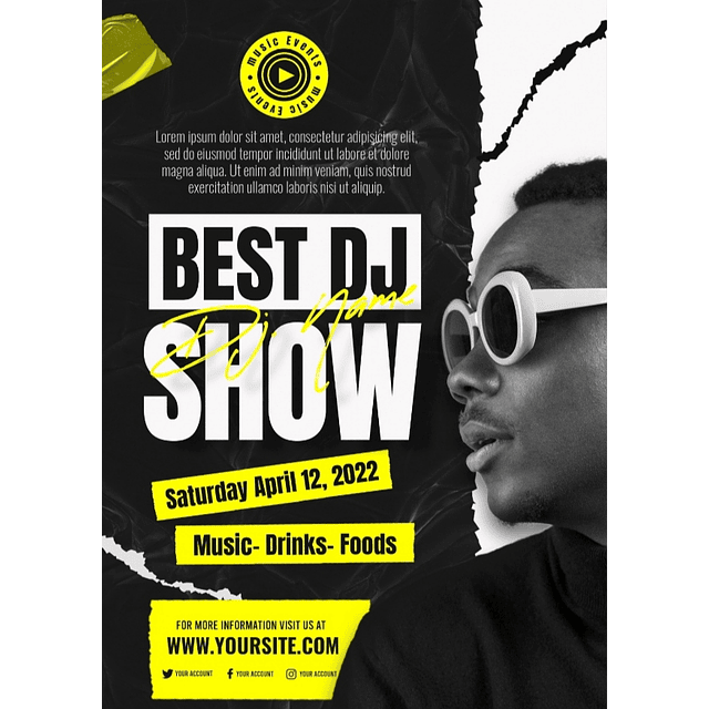 500 Flyer, 10x14 cm, una cara