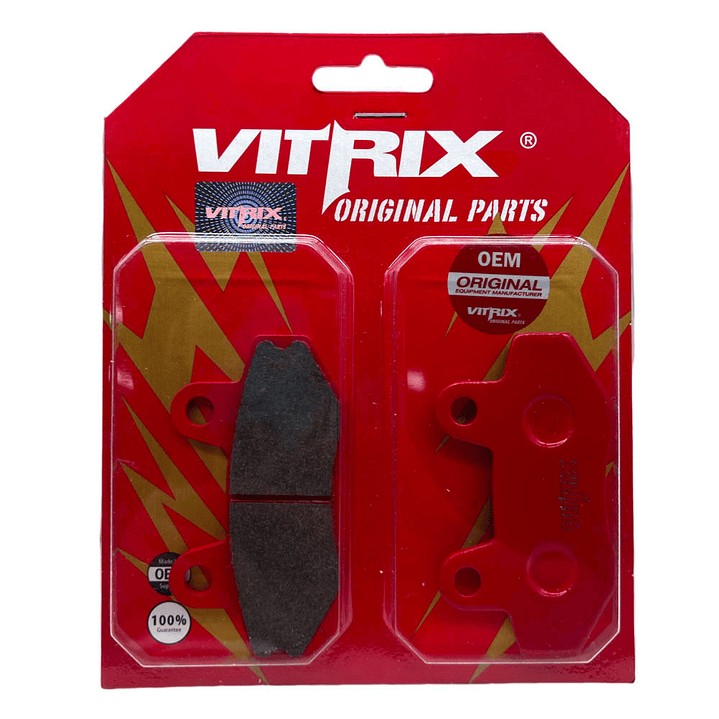 PASTILLAS FRENO EXPRESS 100 / REX 150 / SIN GANCHO VITRIX 2