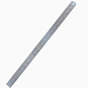 Regla metalica 50 cm
