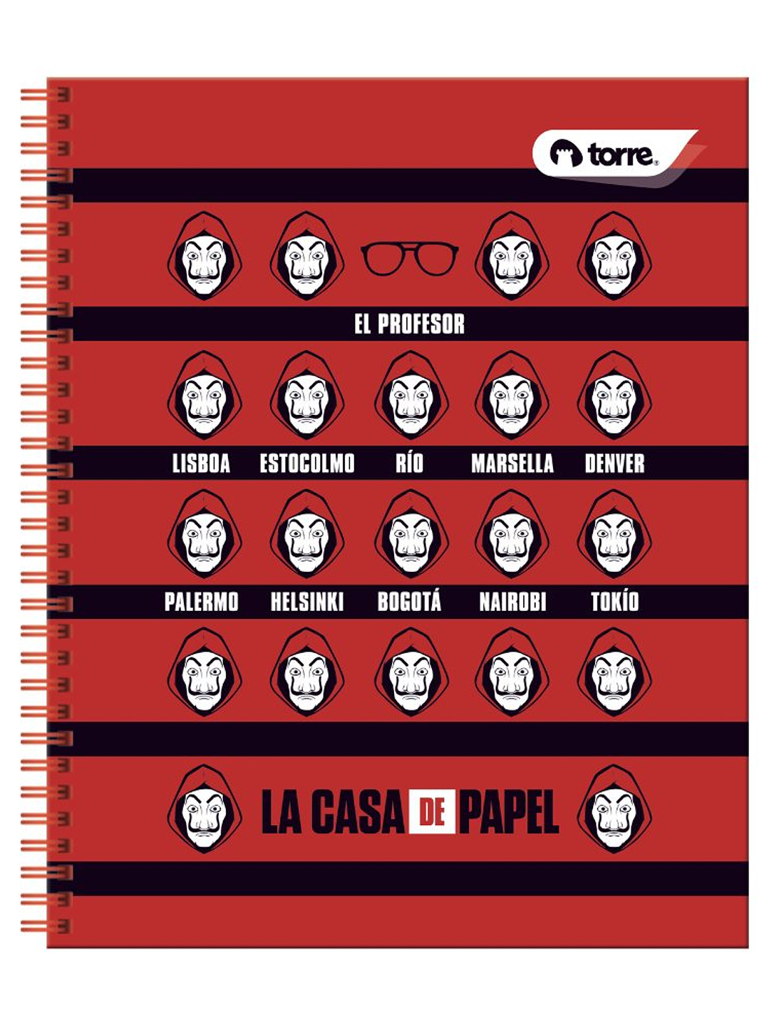 Cuadernos Universitario Netflix 7mm 100hjs 2