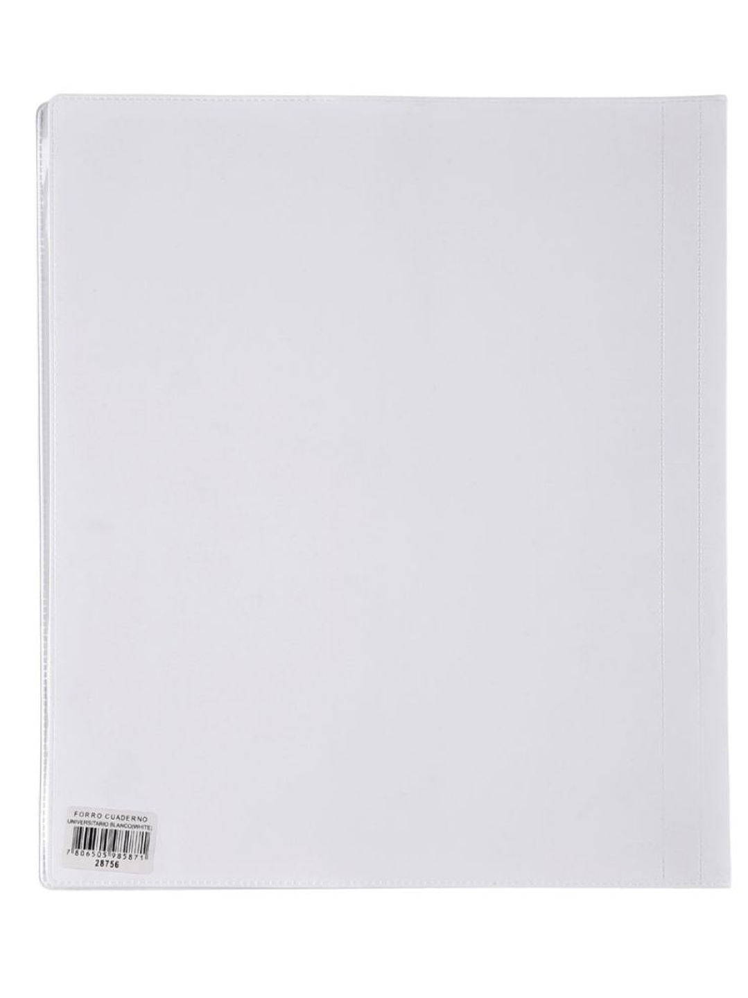 Forro Cuaderno Universitario Blanco 2