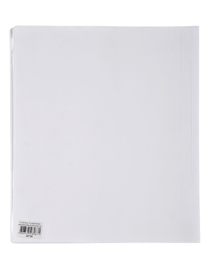Forro Cuaderno Universitario Blanco 2