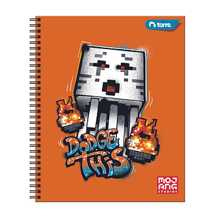 Cuaderno Universitario Torre Minecraft 7mm 100 hojas