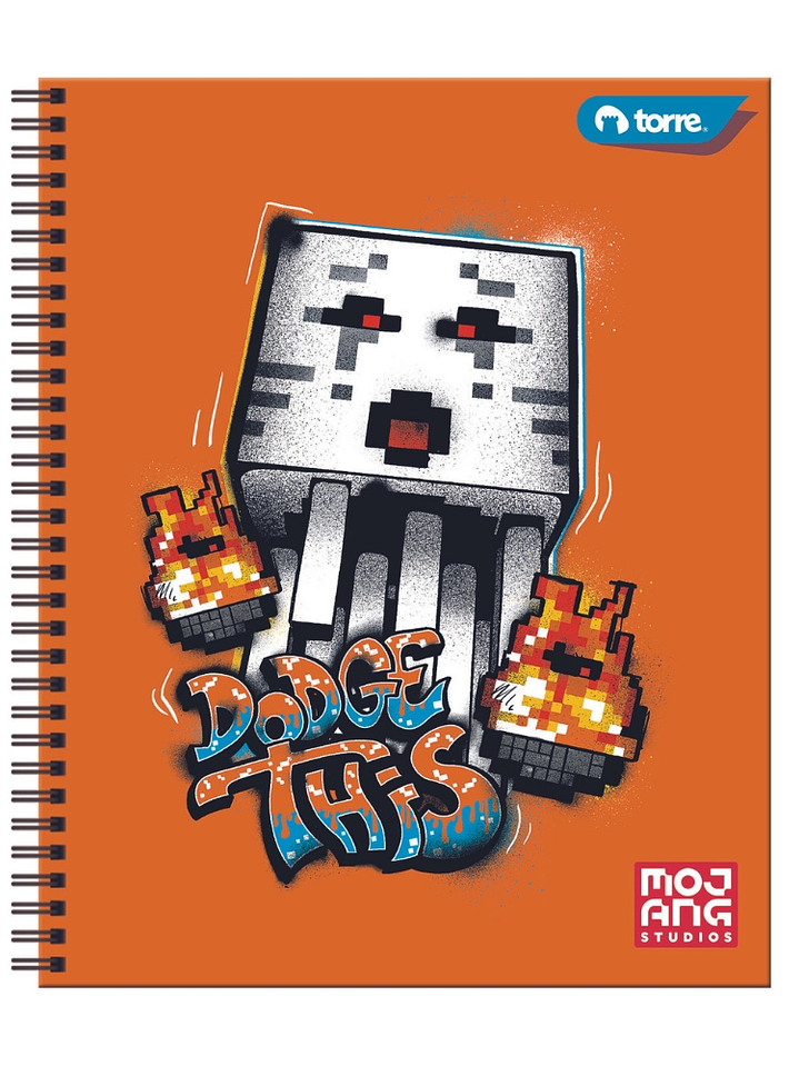 Cuaderno Universitario Torre Minecraft 7mm 100 hojas 1