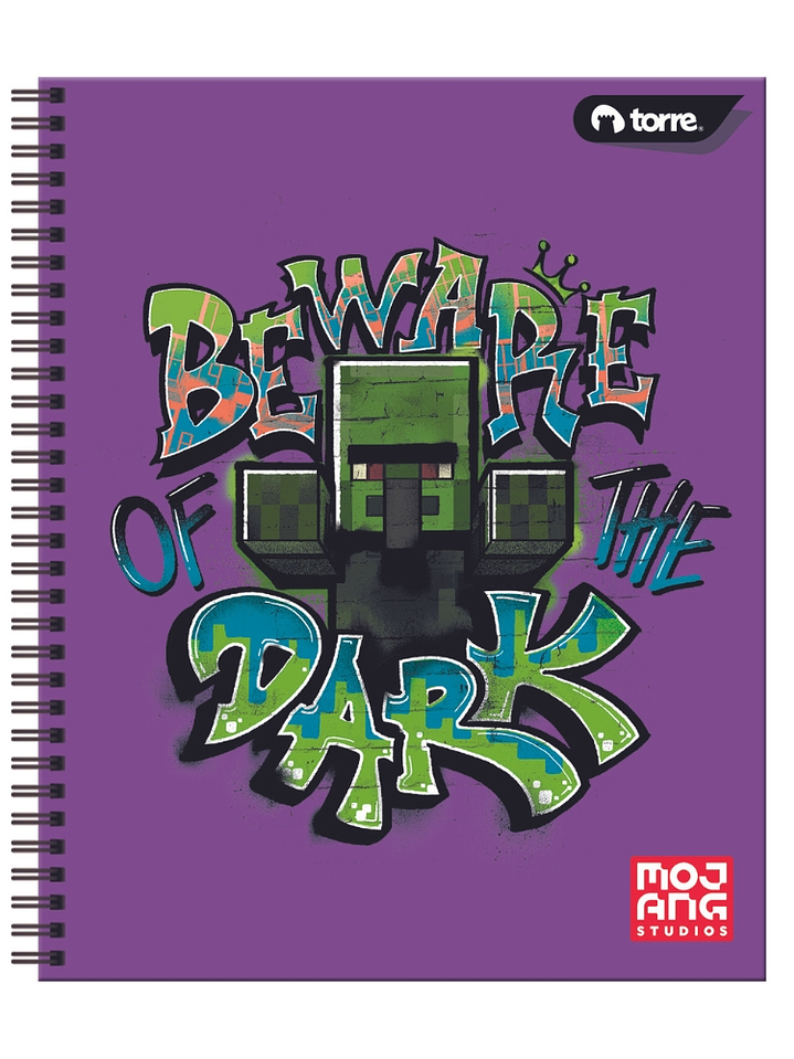 Cuaderno Universitario Torre Minecraft 7mm 100 hojas 5