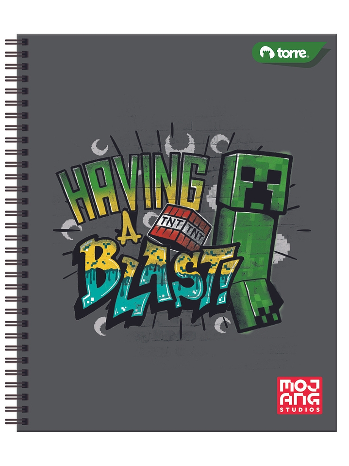 Cuaderno Universitario Torre Minecraft 7mm 100 hojas 6