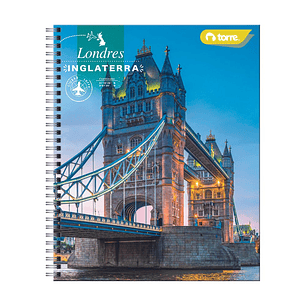Cuaderno Universitario Torre Clásico Ciudad 7mm 100 hojas (Modelos 2026)
