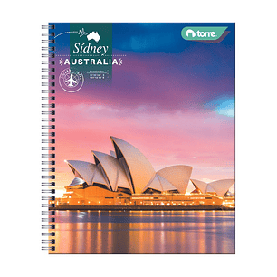 Cuaderno Universitario Torre Clásico Ciudad 7mm 100 hojas (Modelos 2026)