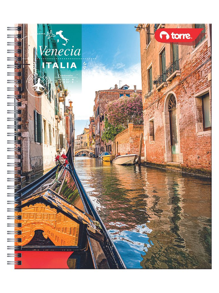 Cuaderno Universitario Torre Clásico Ciudad 7mm 100 hojas (Modelos 2026) 6