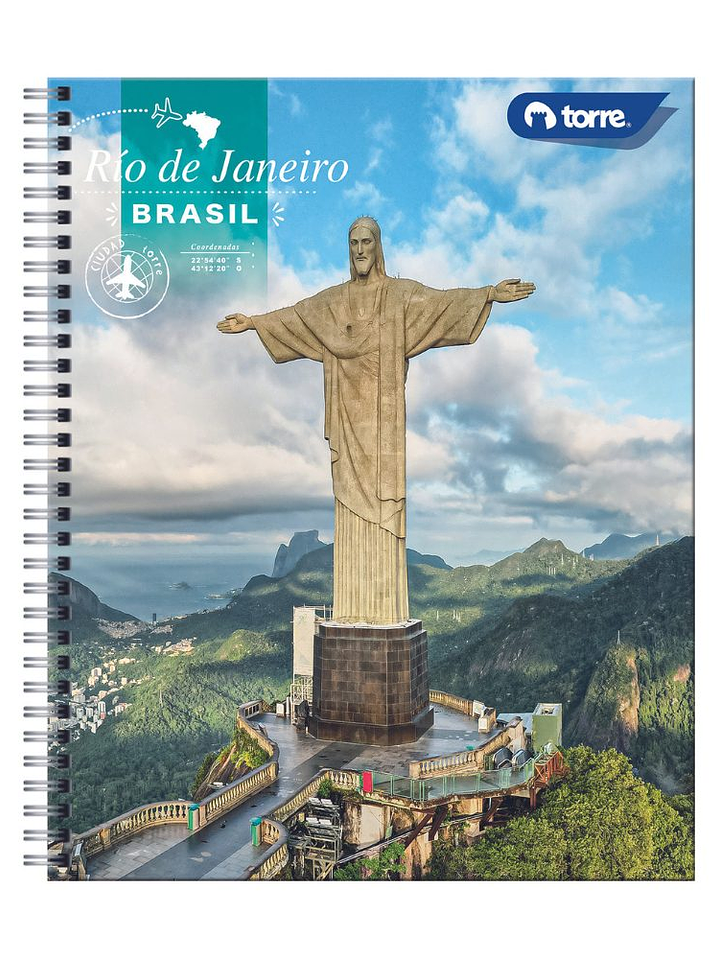 Cuaderno Universitario Torre Clásico Ciudad 7mm 100 hojas (Modelos 2026) 10