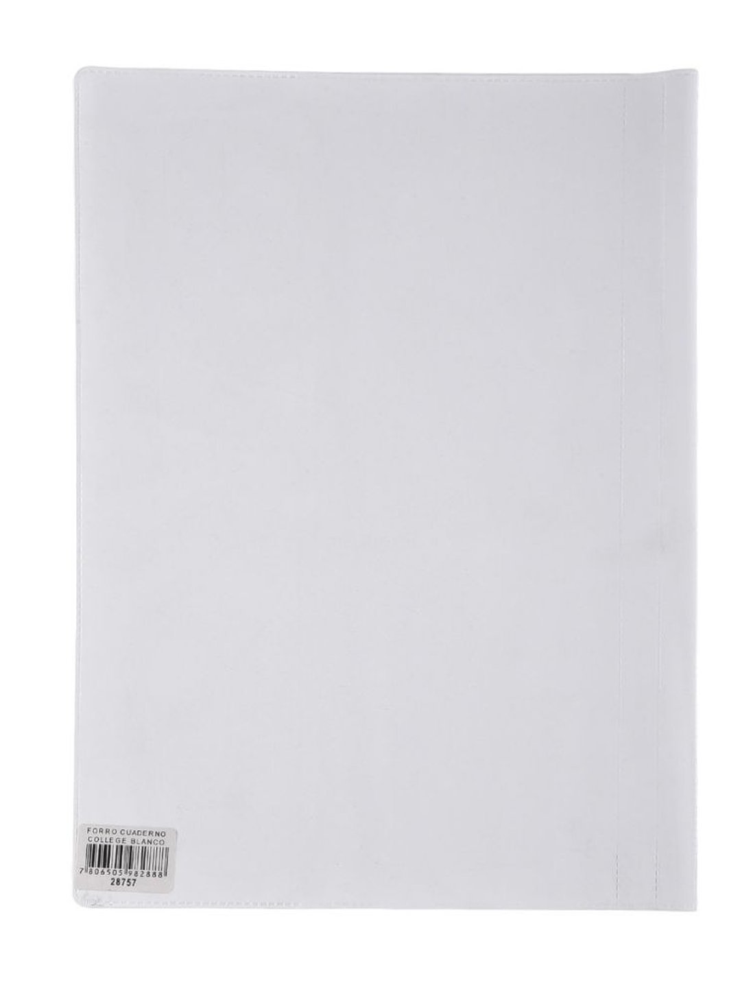 Forro Cuaderno College Blanco 2