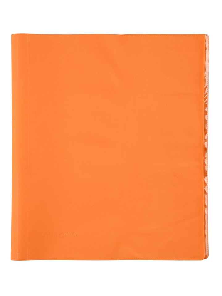 Forro Cuaderno College Naranjo 1