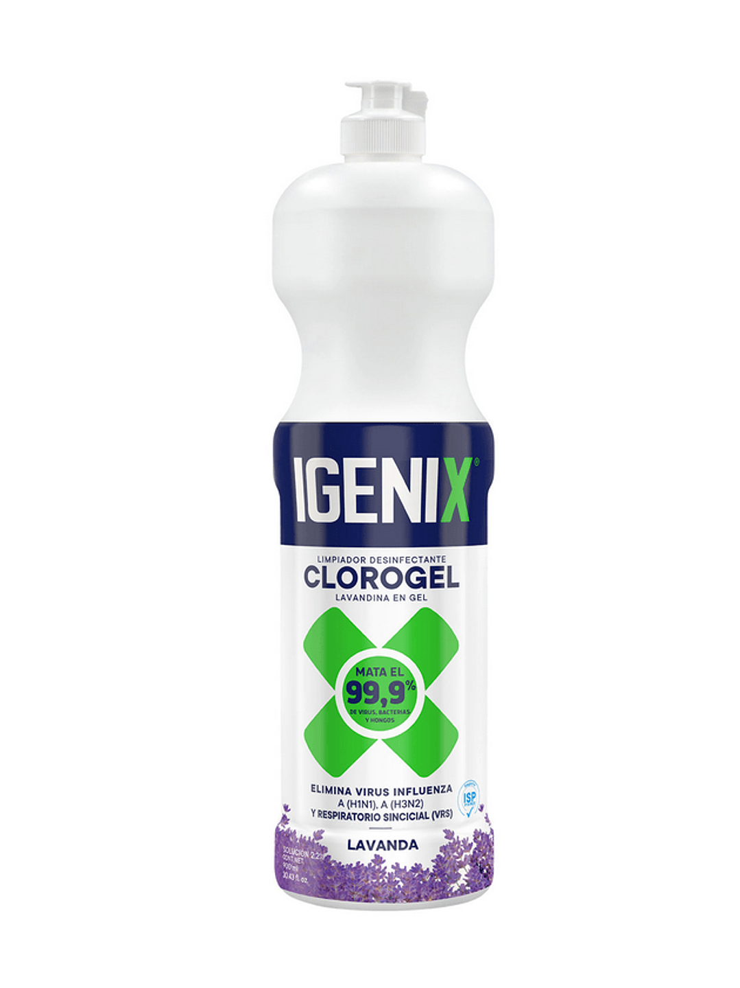 Limpiador desinfectante Clorogel Igenix lavandina en gel 900 ml 1