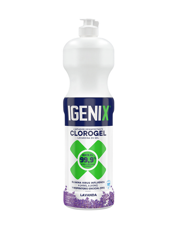 Limpiador desinfectante Clorogel Igenix lavandina en gel 900 ml 1