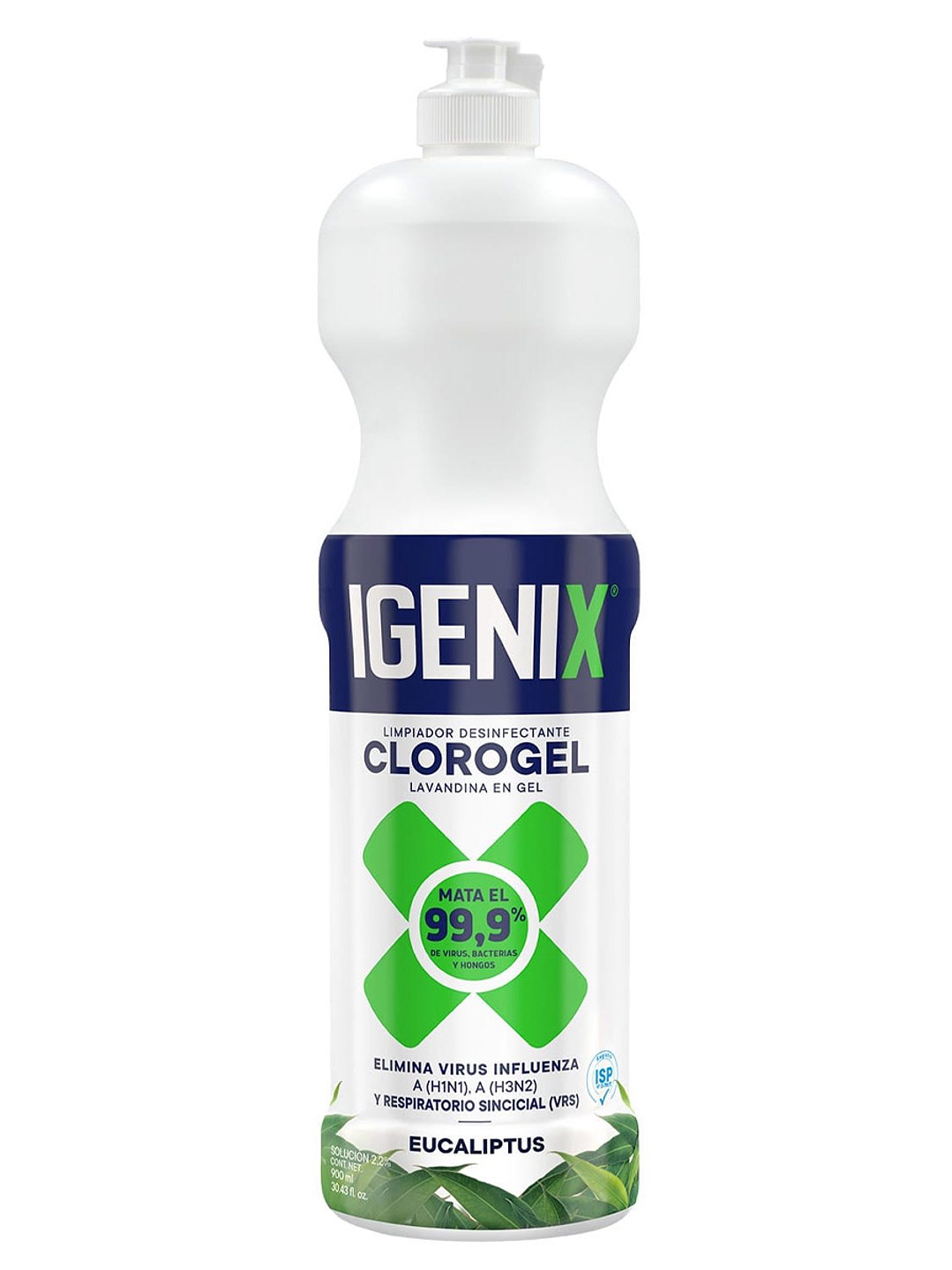 Limpiador desinfectante Clorogel Igenix lavandina en gel 900 ml 2
