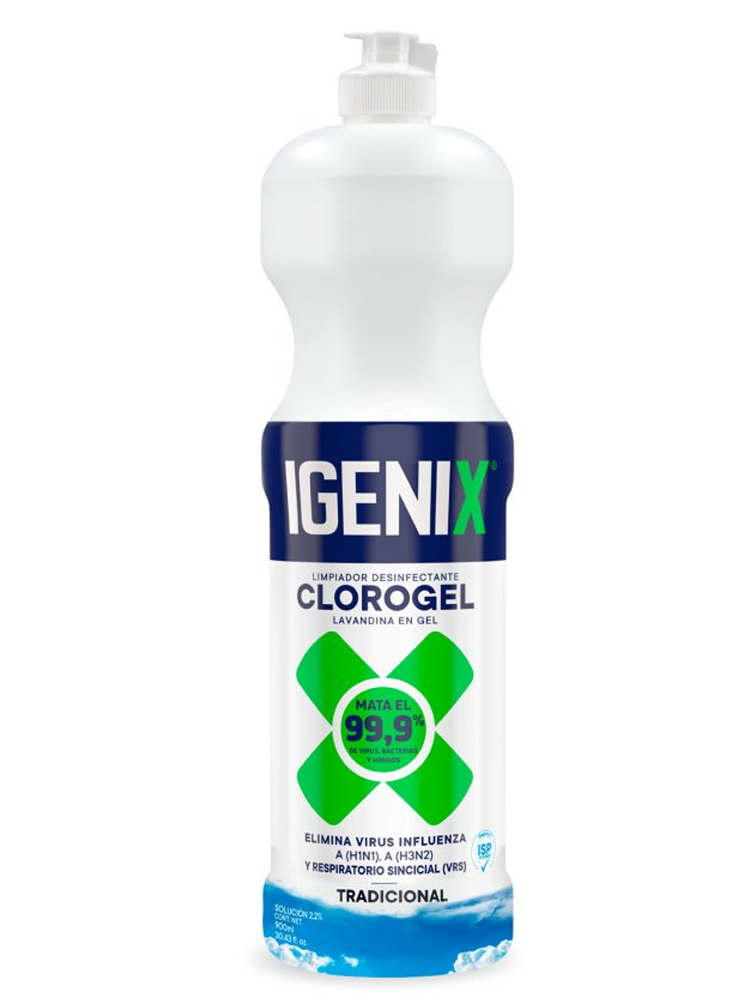 Limpiador desinfectante Clorogel Igenix lavandina en gel 900 ml 3