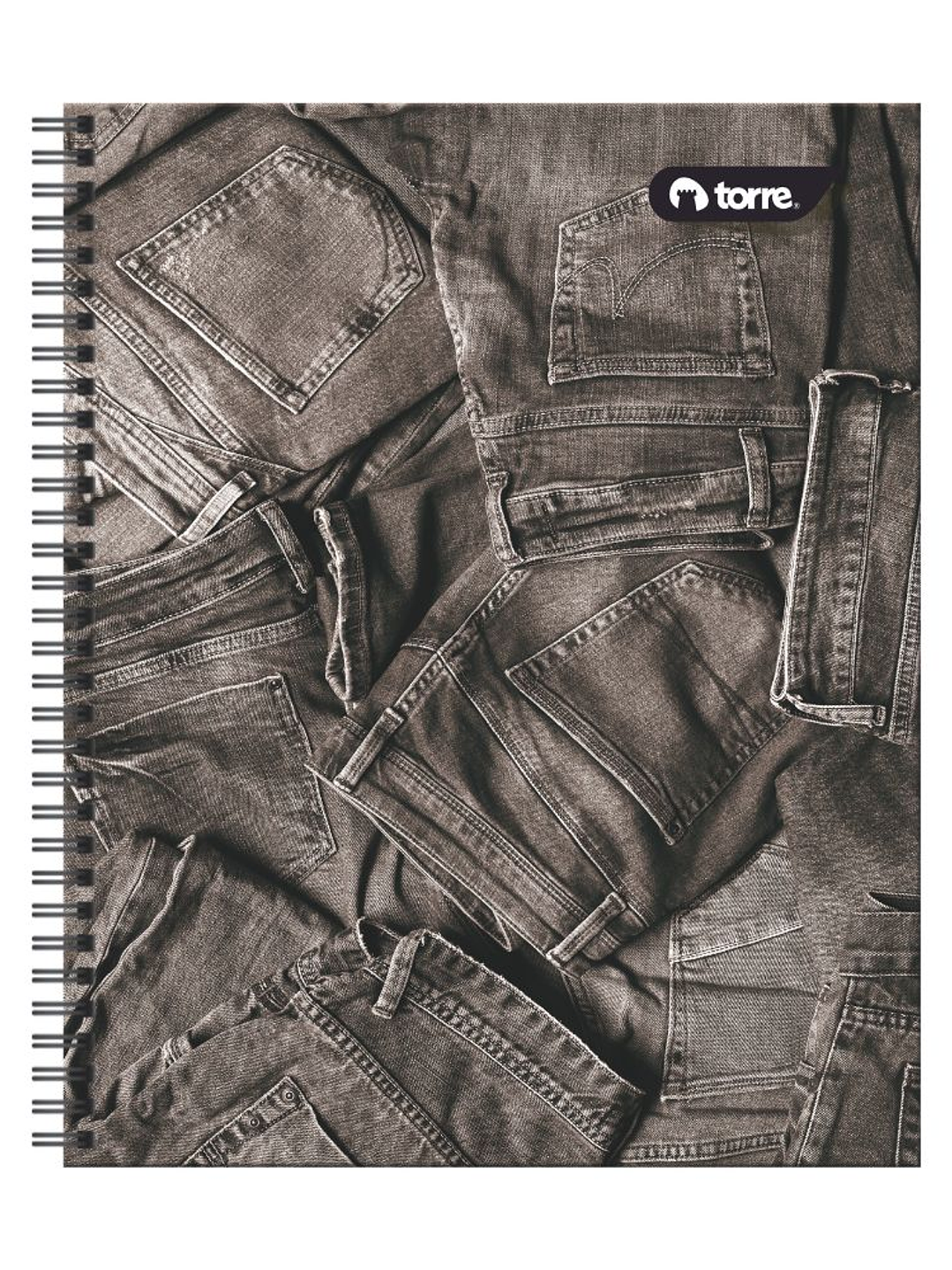 Cuaderno Universitario Torre Clásico Jeans 7mm 100 hojas 3