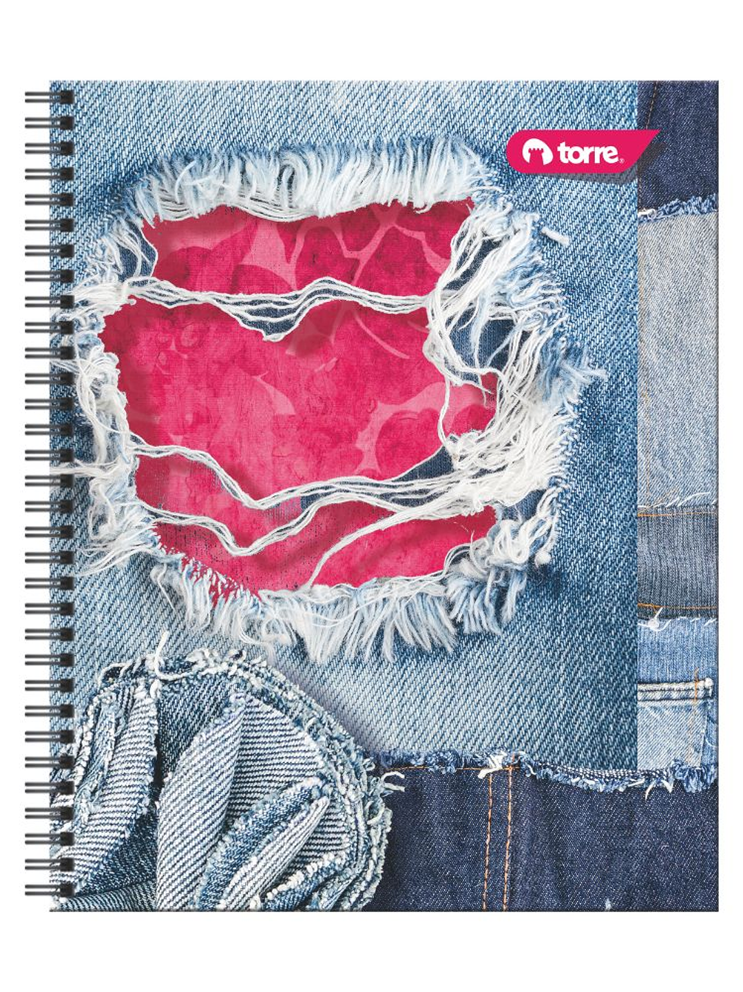 Cuaderno Universitario Torre Clásico Jeans 7mm 100 hojas 8