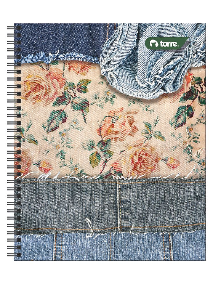 Cuaderno Universitario Torre Clásico Jeans 7mm 100 hojas 9