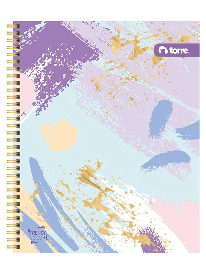 Cuaderno Clásico Torre Trendy Color 7mm 100 hojas 3
