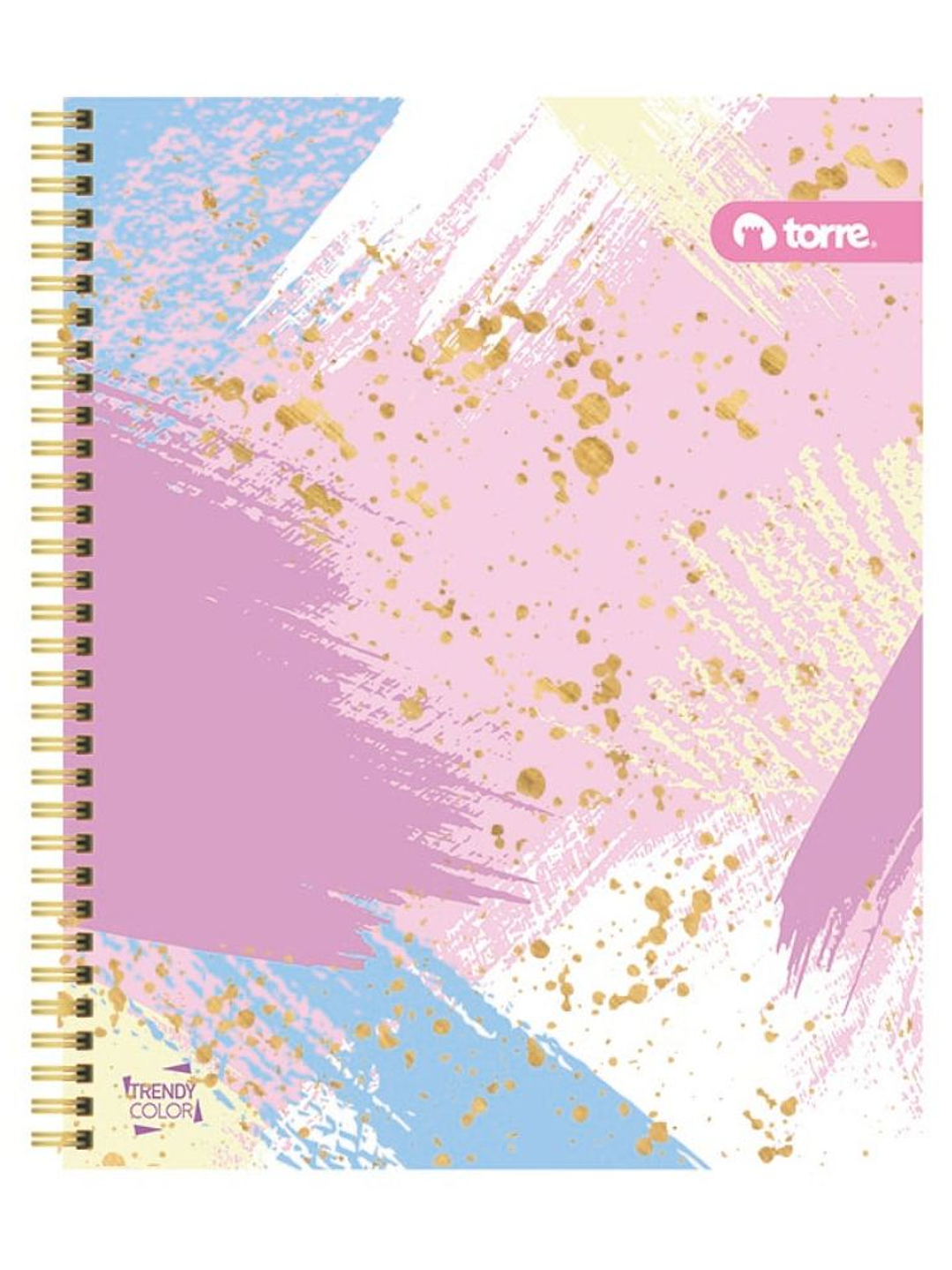 Cuaderno Clásico Torre Trendy Color 7mm 100 hojas 5