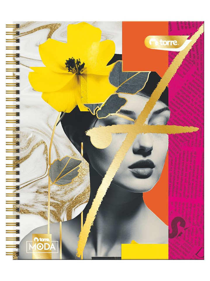 Cuaderno Clásico Torre Moda 7mm 100 hojas (Modelos 2026) 1