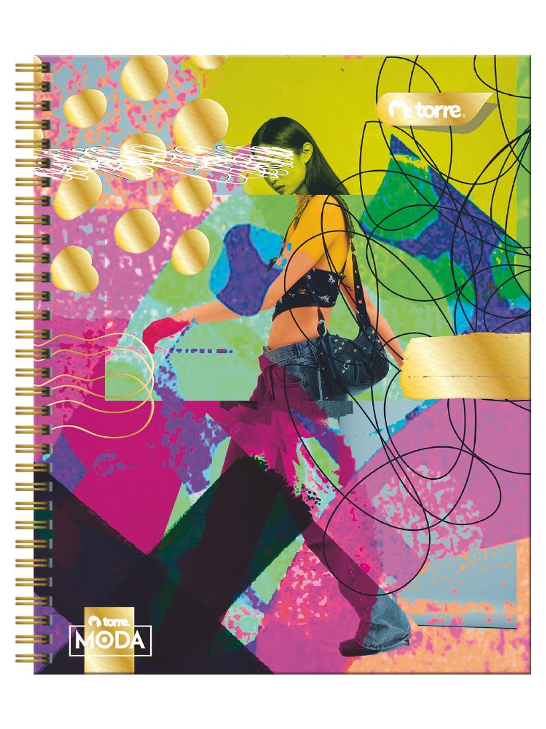 Cuaderno Clásico Torre Moda 7mm 100 hojas (Modelos 2026) 2